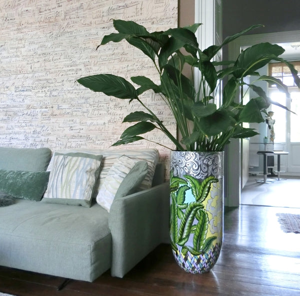 Übertopf XL Leaves, 80 cm