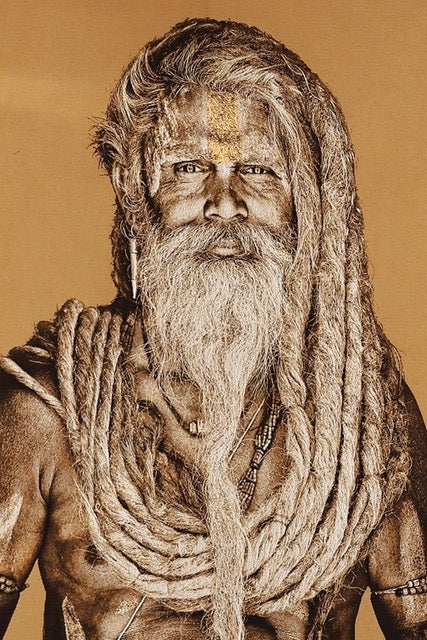 Gobelinbild Gangadas Baba