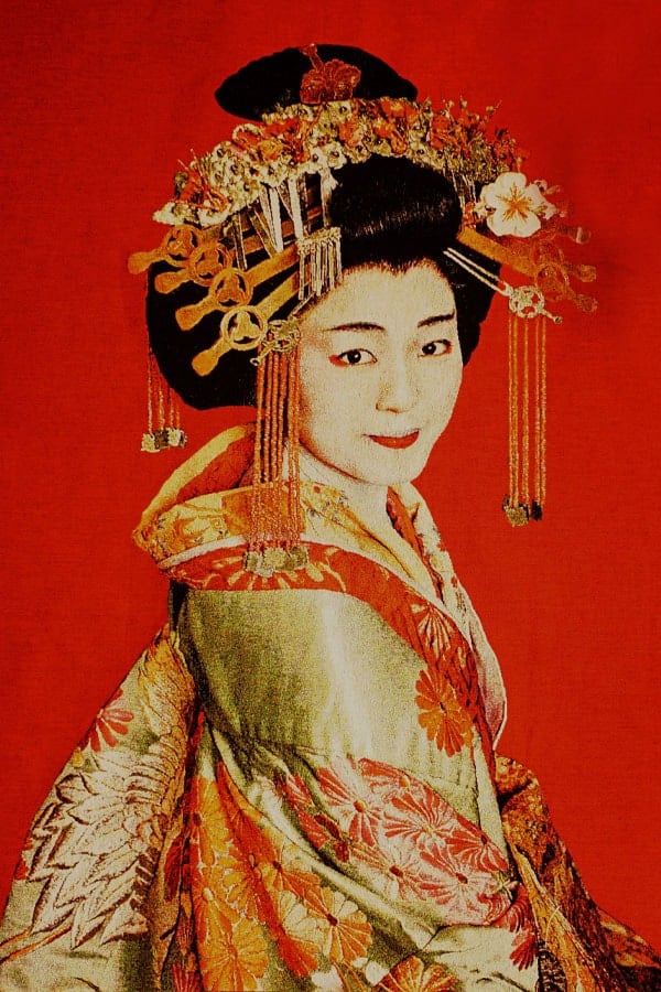 Gobelinbild Geisha