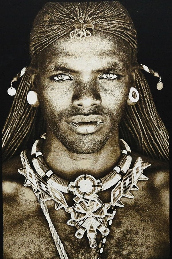 Gobelinbild Samburu Warrior