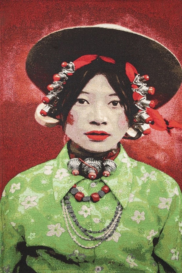 Gobelinbild Tibetan Girl