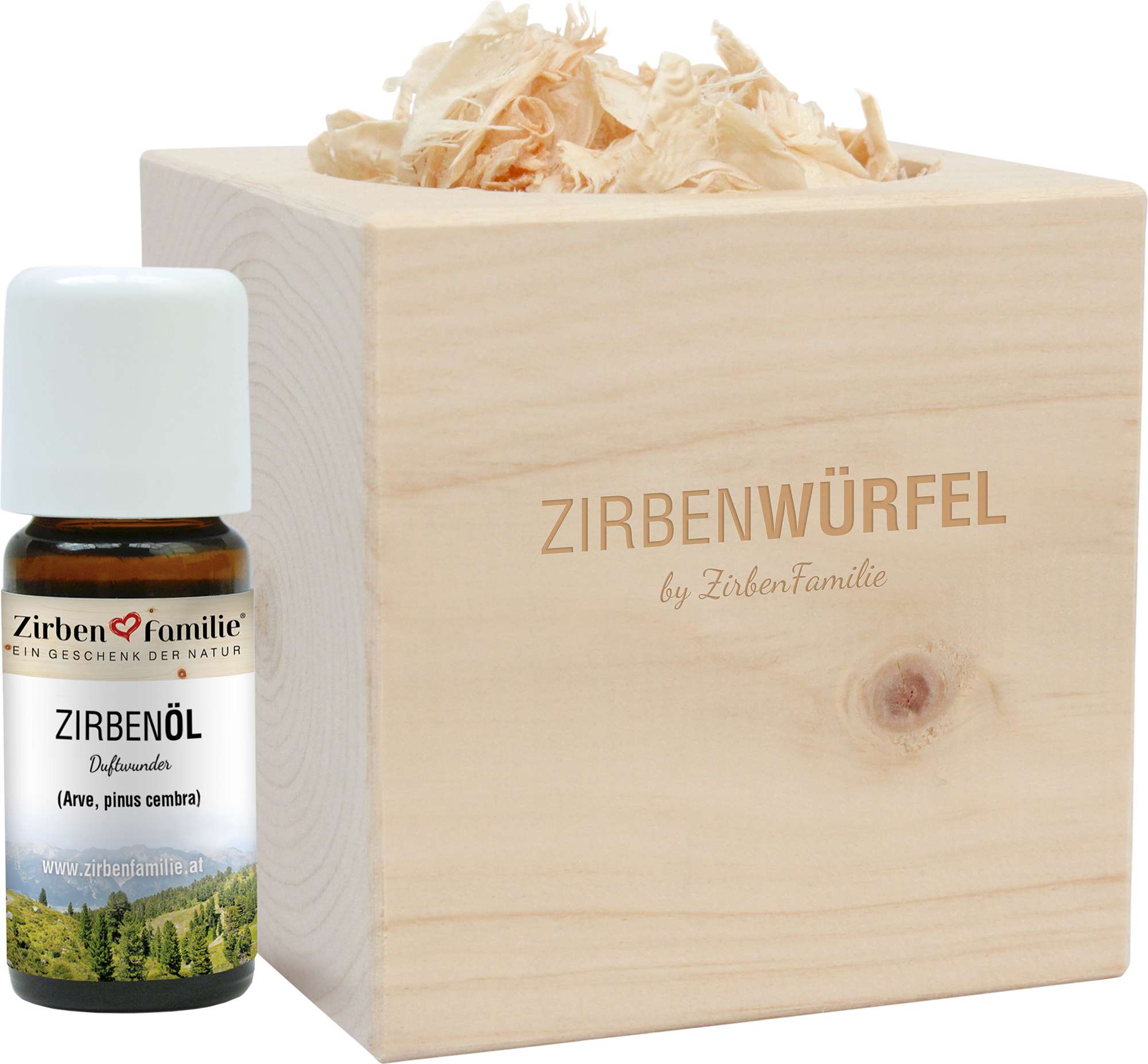 ZirbenWürfel Set