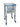 Toms Drag Drawer Chest Versailles S, Silver Line